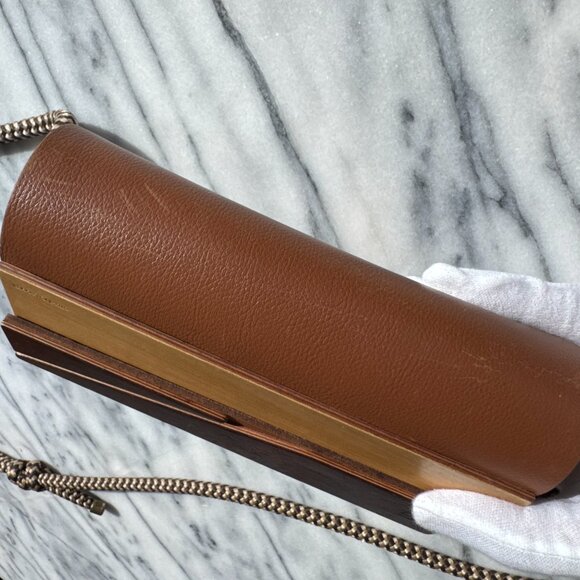 🇧🇷 - Leggieri Wood & Leather Crossbody Bag - Picture 4 of 10